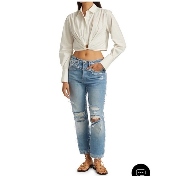 NWT Frame Denim Layered Look Jean Size 31 - Picture 8 of 12